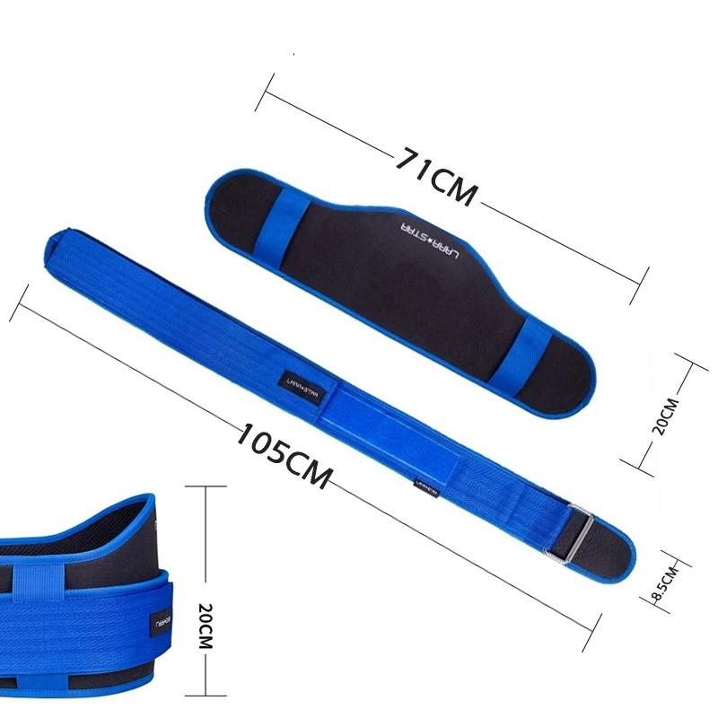  Weight Lifting Belt Squat Nylon EVA Back Support Gym Bodybuilding Squats Training Fitness Protector