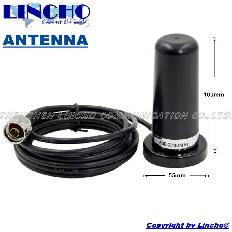 4G LTE 806 960 1710 2700MHz NMO connector mini 900 1800MHz car magnetic base antenna N