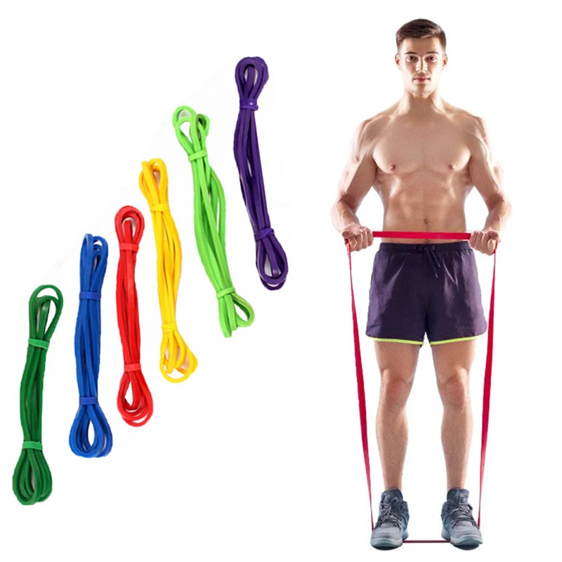 Фитнес резиновые ленты эластичные полосы унисекс силовая тренировка йога сопротивление группа петля расширитель для упражнений спортивное оборудование