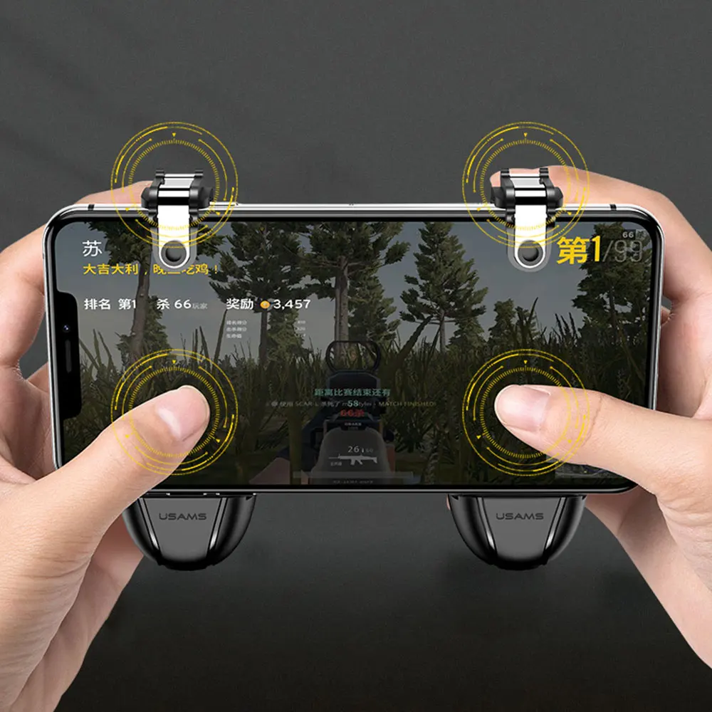  Universal Smartphone Game Controller Mobile Gamepad Phone Holder Travel Smartphone Gamepad for PUBG