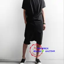 Новинка г. Женская и мужская одежда Bigbang стилист волос мода низкая промежность повседневные шорты костюмы 27-44