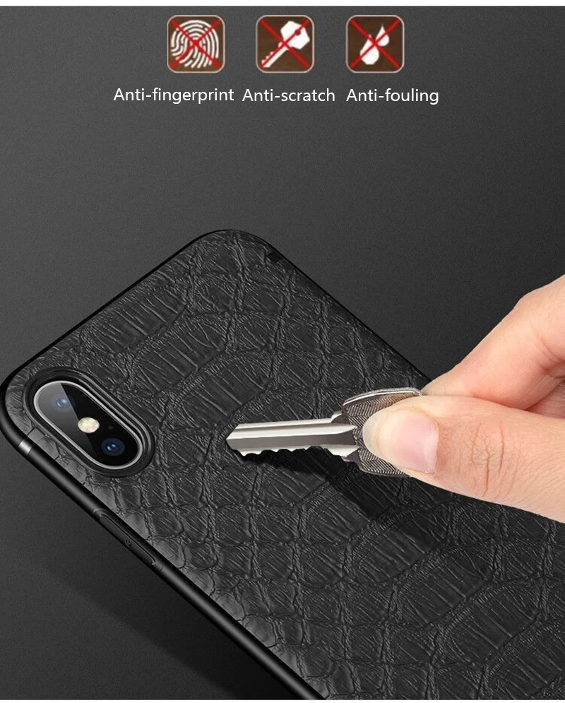 Магнитная крокодиловая текстура из искусственной кожи чехол для iPhone X XR XS Max 8 7 6 6S Plus Funda защитный чехол Деловой стиль чехол для телефона s