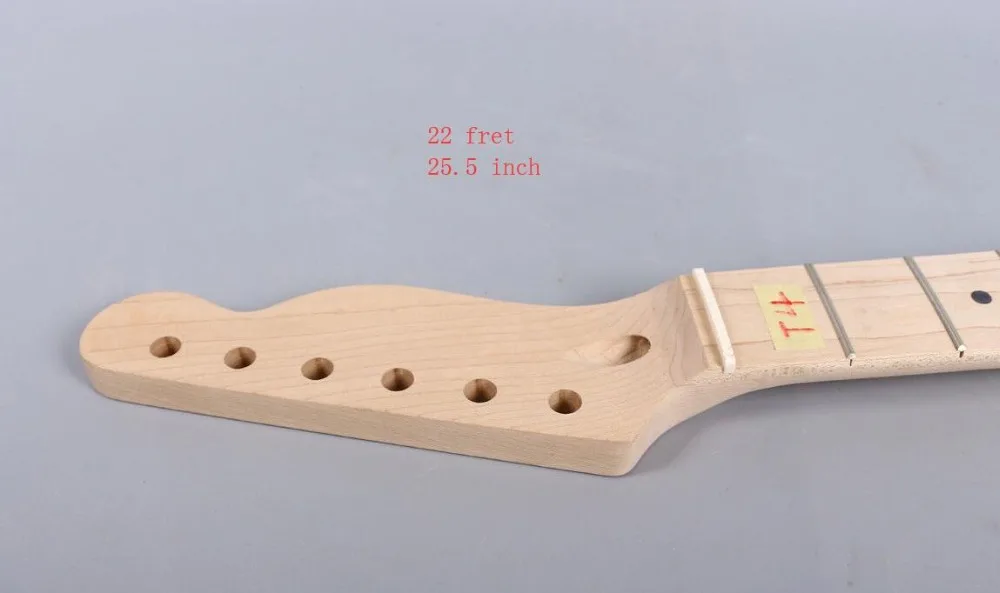 

TELE Electric guitar neck 22 Fret Maple Wood Guitar Replacement 25.5 Inch