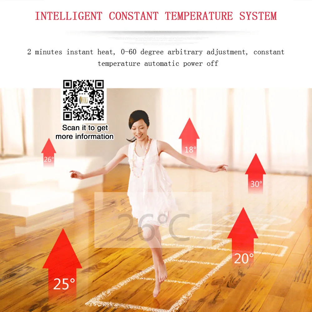 Warm Floor Carbon Infrared Heating Film for Any Floor 200 sq ft