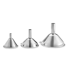 3 шт./компл. Мини Размер Серебрянные из нержавеющей стали Металл широкий рот кухонная вытяжка легко чистить вино фильтр для воды воронка