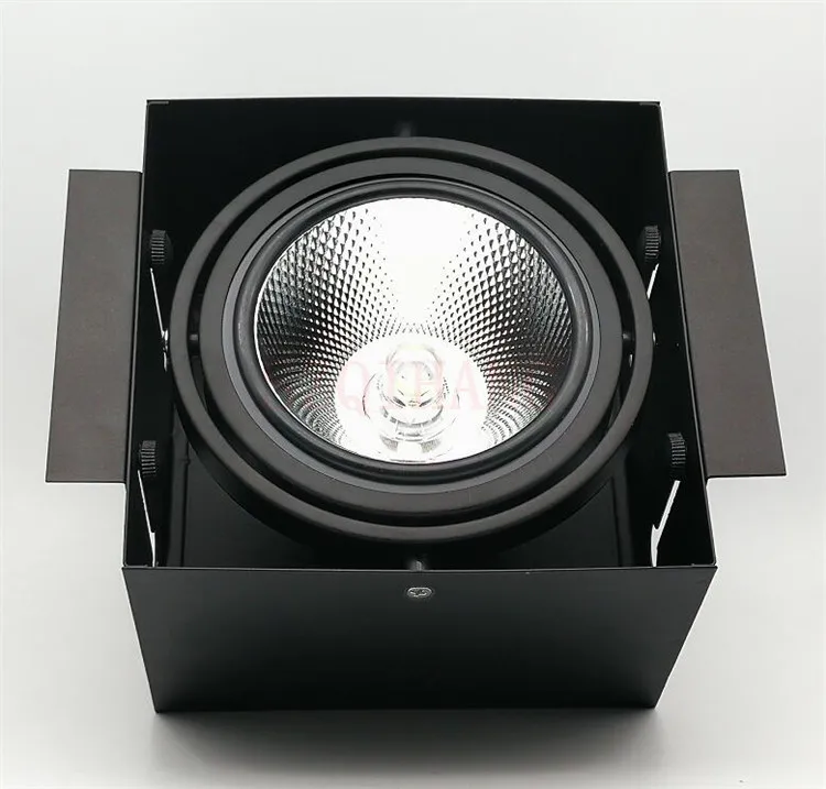 -reflexo da Grade Interior Grade Incorporado 2x15w Luzes Cob Led Daring Preto Double-headed Eye Anti Holofotes 1 - 2 3 Cabeça Luz 15w 6 COB led daring Preto double-headed eye anti