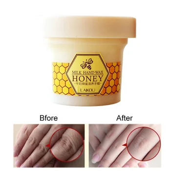 

Milk Honey Paraffin Wax Hand Mask Hand Care Moisturizing Whitening Skin Care Exfoliating Calluses Hand Film Hand Cream