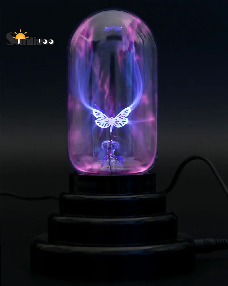 Sunligoo бабочка плазменный шар свет, волшебный Гром Молния плагин сенсорный-Питание от USB для вечеринок, украшения для дома