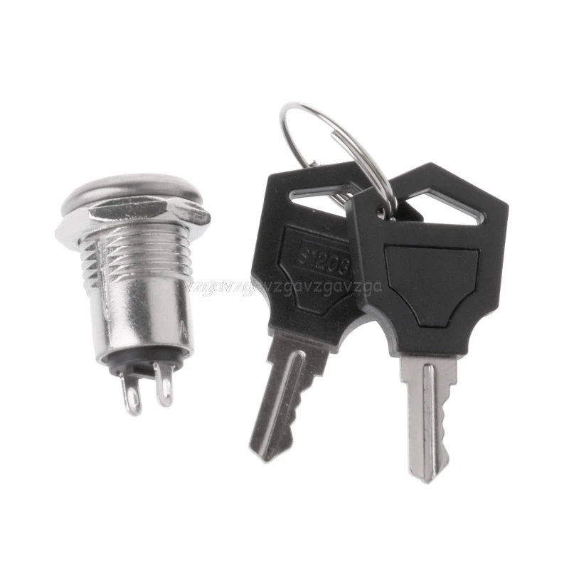 

Key Switch ON/OFF Lock S1203 Switch Phone Lock Security Power Locks With Keys J16 19 Dropship