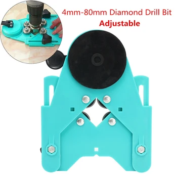 

Openings Locator Glass Hole Saw Cutter Guide Adjustable Ceramic Tile 4mm to 83mm