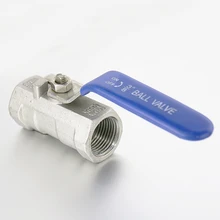 3/" BSP внутренняя резьба 304 нержавеющая сталь 1-шт уменьшенный диаметр шарового клапана для воды, нефти и газа