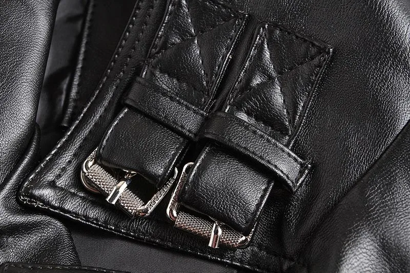 Aowofs мужские кожаные куртки Черный мотоцикл PP Череп Кожаные куртки заклепки на молнии зауженный стеганая куртка панка байкерское Пальто 5XL