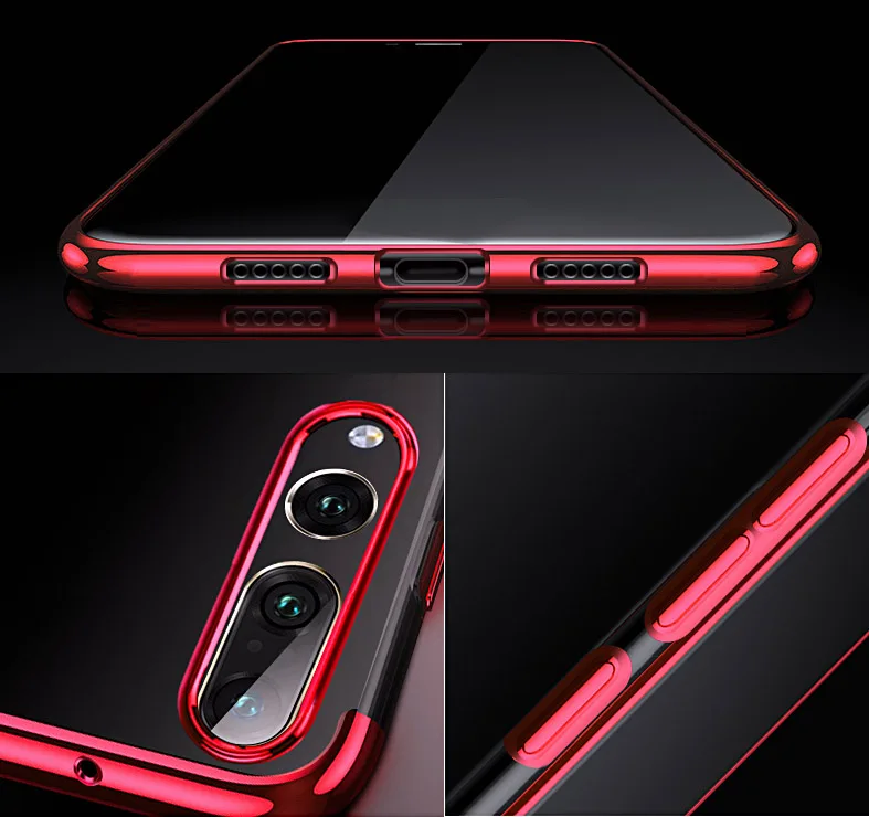 Прозрачный чехол из силикона и ТПУ для телефона Huawei P9 P10 P20 Lite Plus Honor 9 10 P smart Mate 20 Pro X