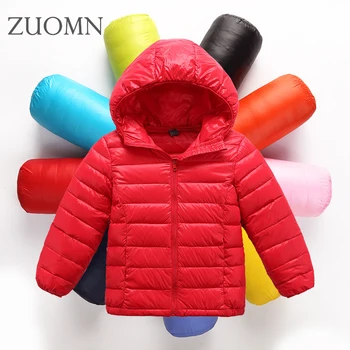 

Children down jacket boy girl paragraphs short hooded coats childrens clothes Warm Boys Coat Kids Down Jacket Outwear YL329