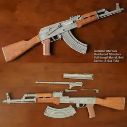 1:1 масштаб 87 см AKM AK47 Бумага игрушечное оружие DIY бумажные игрушки для детей украсить Военная поклонников подарок