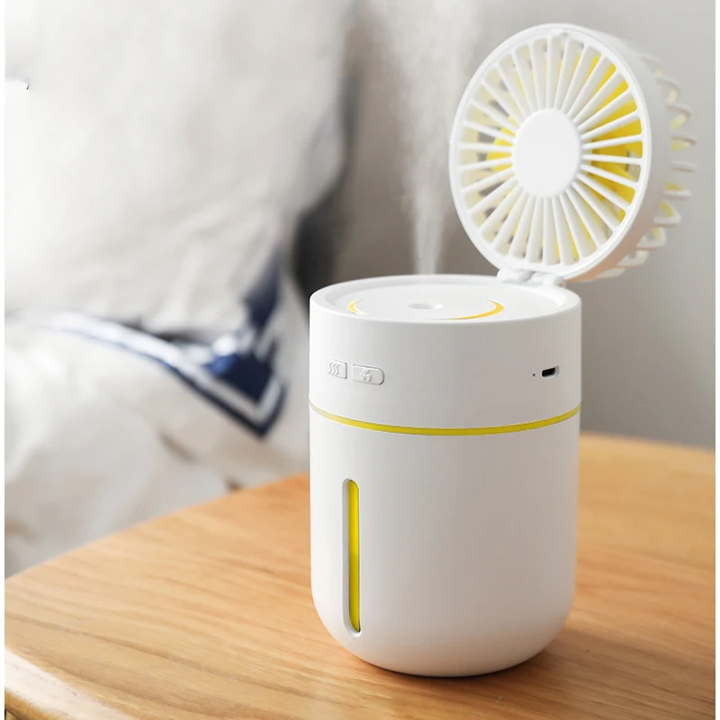 

Portable USB Fan flexible with air diffuser Adjustable Cooler Mini Fan Handy Desk Desktop USB Cooling mist Fan humidifier H