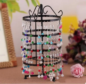 

Convenient Earring Necklace Hanger Display Shelf Woman Jewelry Organizer Storage Holder Jewelry frame Show Case Tool for Girls