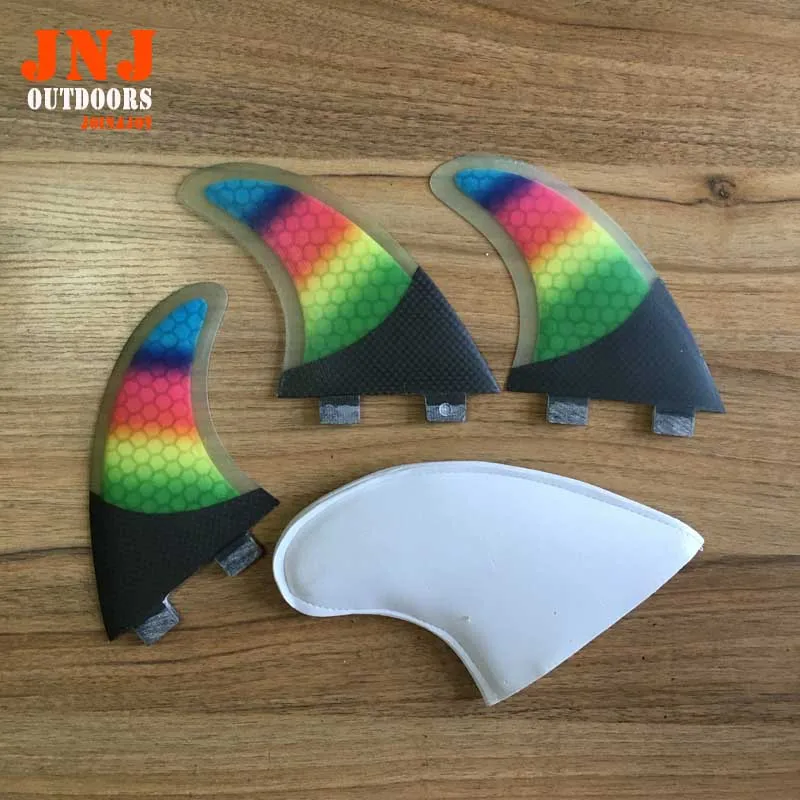 Colorful ladies surfboard fin FCS G5 surfing fin strongest carbon fin