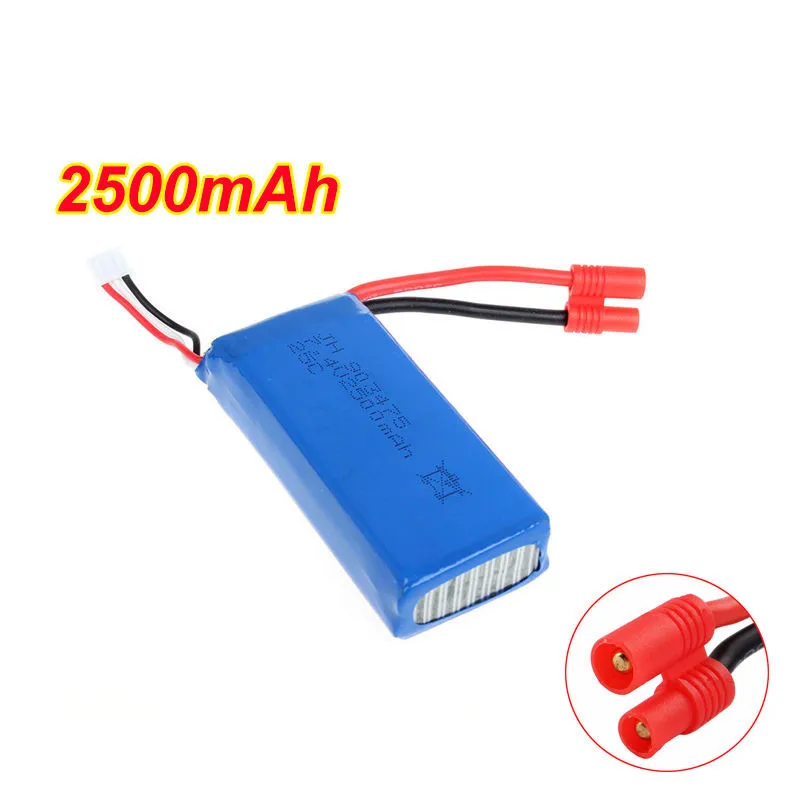 

7.4V 2S 2500mAh 25C Lipo Battery For RC Quadcopter Syma X8HC X8HW X8HG X8C X8W X8G