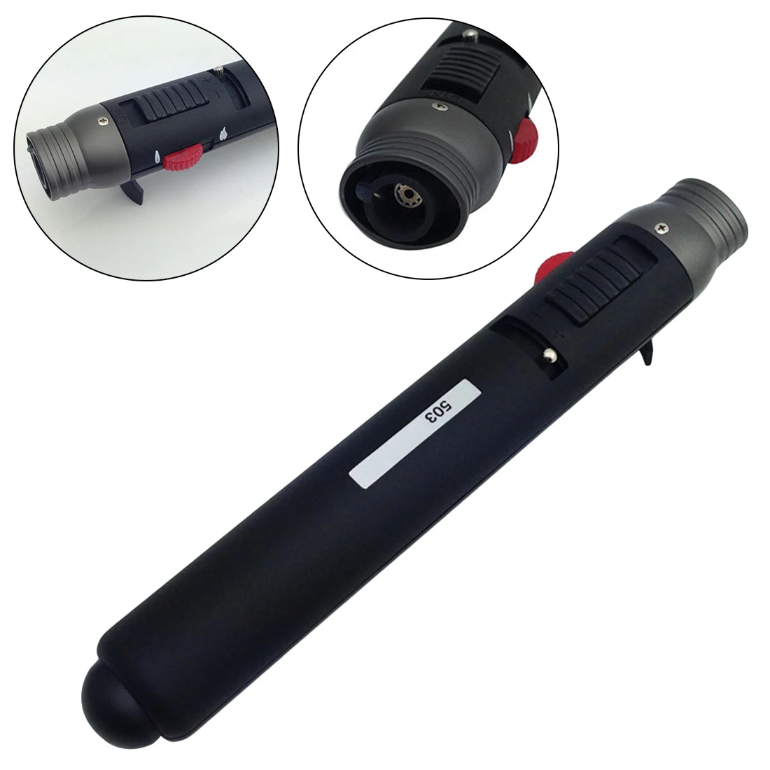 

20 x 2.5x 2.2cm Outdoor Lighter 1300 Degree Torch Jet Flame Pencil Butane Gas Refillable Fuel Welding Soldering Pen New