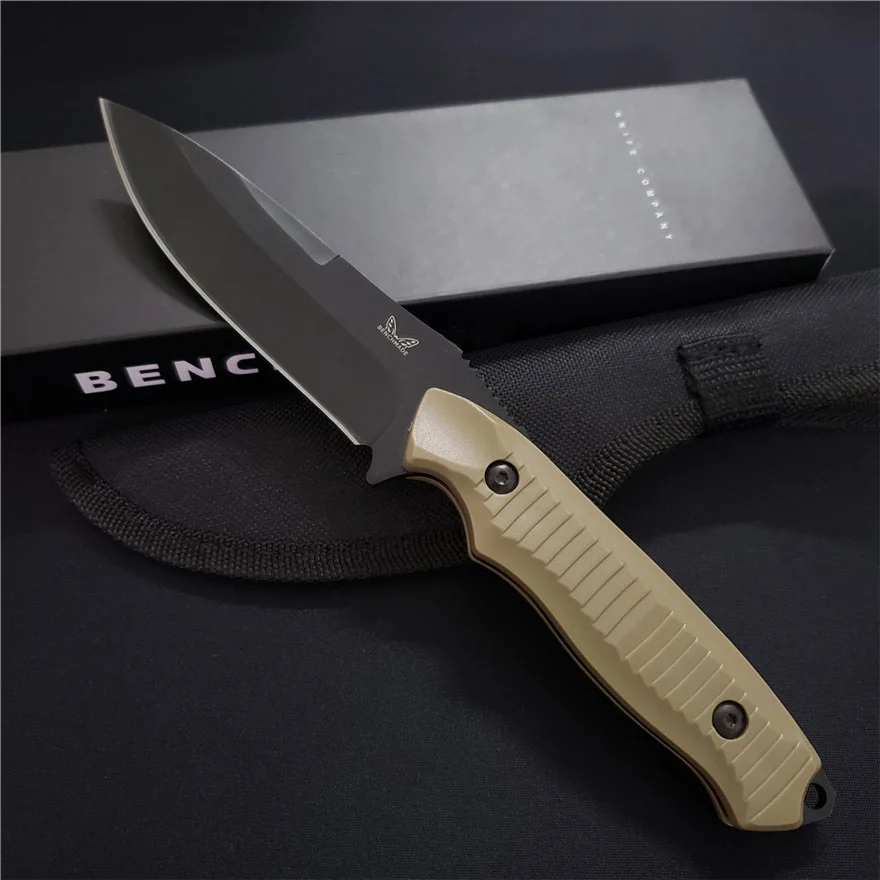 

Gryan Store Tactical Pocket Knives 154CM Blade ABS Handle Outdoor Hunting Camping Survival Fixed Blade Knife Utility EDC Tools