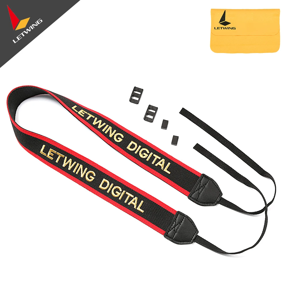 

Letwing Anti-Slip Soft Shoulder/Neck Strap for DSLR Digital Camera like Canon for Nikon for Olympus Sony Fujifilm Panasonic