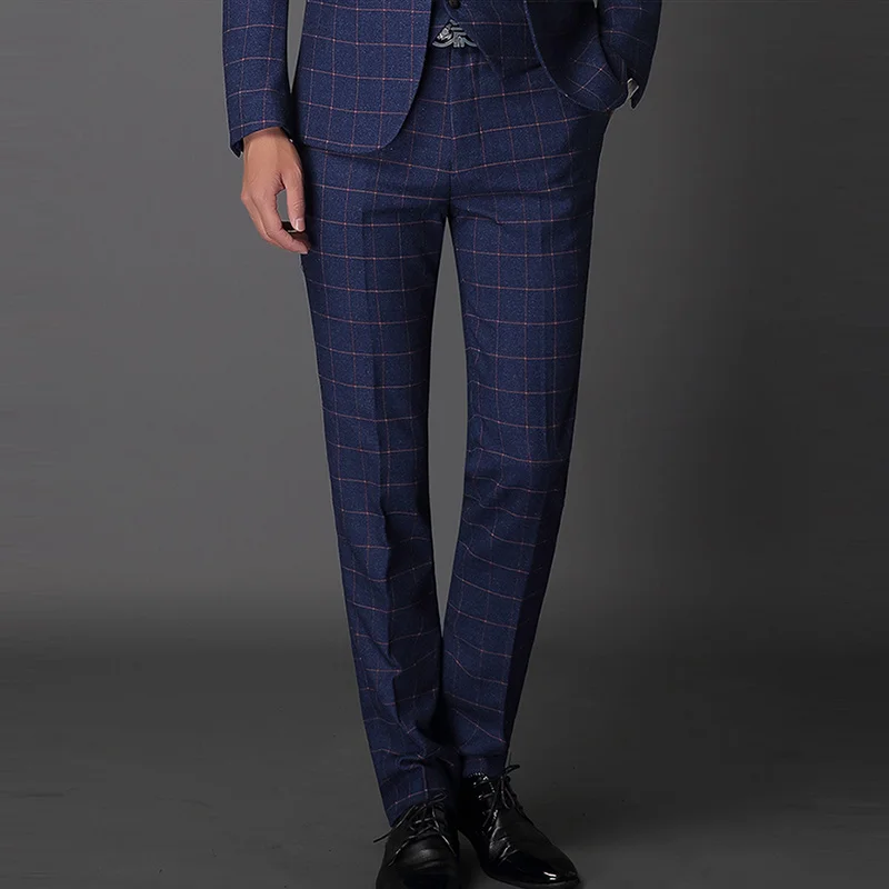 mens plaid pants size 42