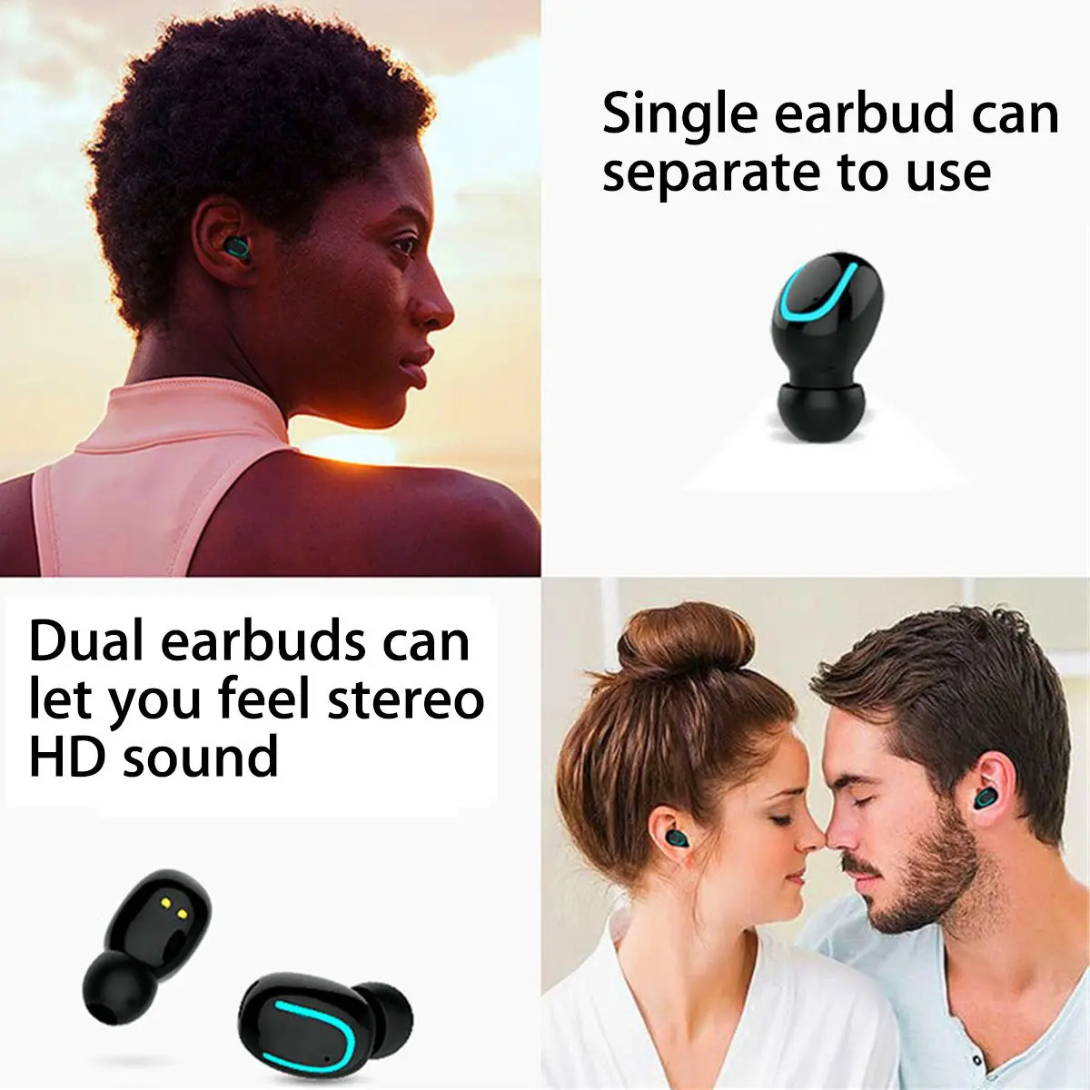 Insma 3500 mah tws bluetooth 5.0 fones