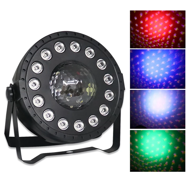 

YSH 15*1.5W DMX Controller LED Par Light Sound-activated RGB effect DJ stage light for wedding party light disco remote control