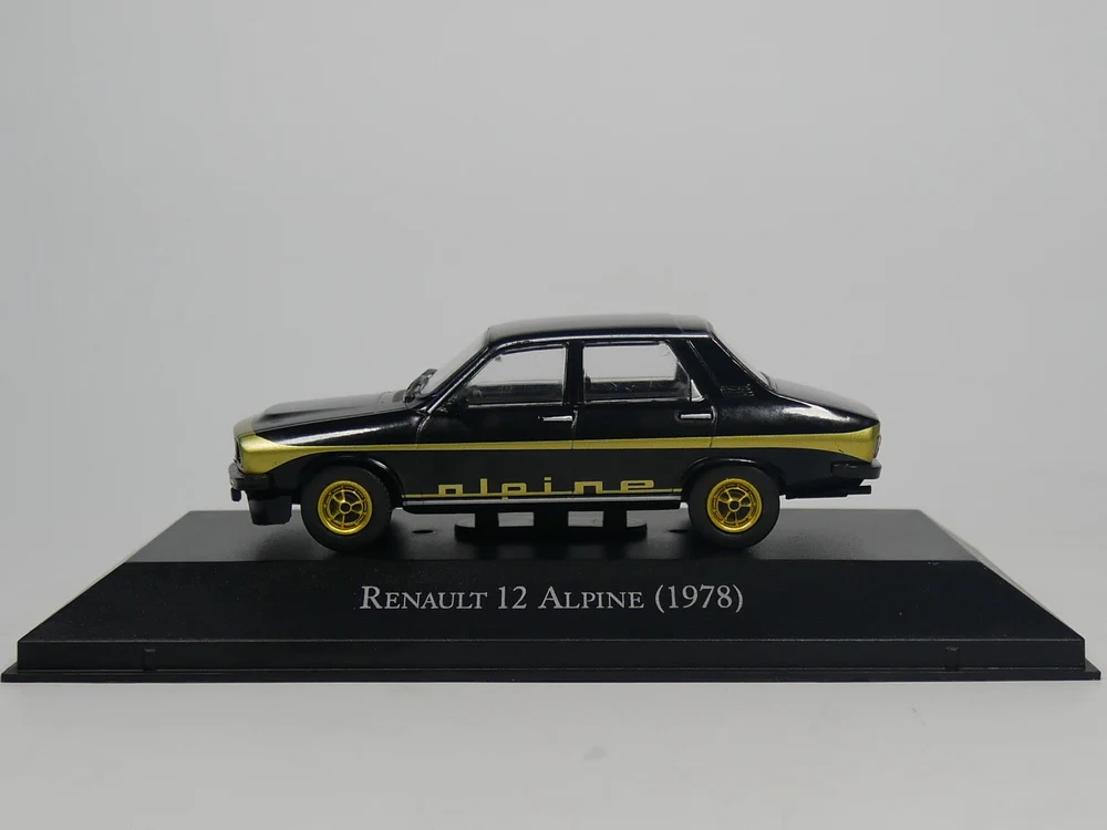 Ixo 1:43 RENAULT 12 ALPINE 1978 литая модель автомобиля