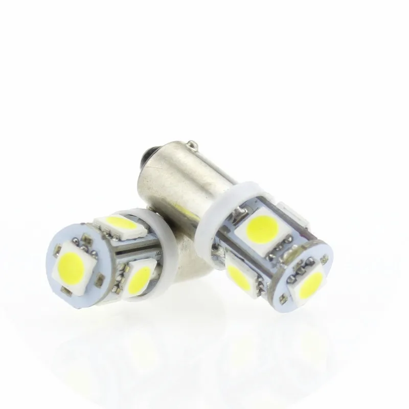 10 шт. BA9S 5 SMD LED 5smd 5led световой индикатор автомобиля Интерьер Клин для лампочек