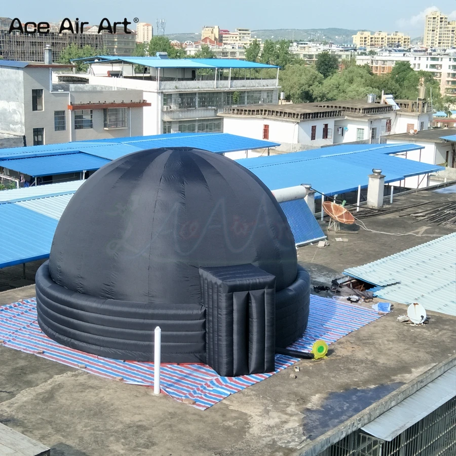 6 м надувной планетарий, производство школьная Астрономия обучения купол с 5 кольца для проектора внутри