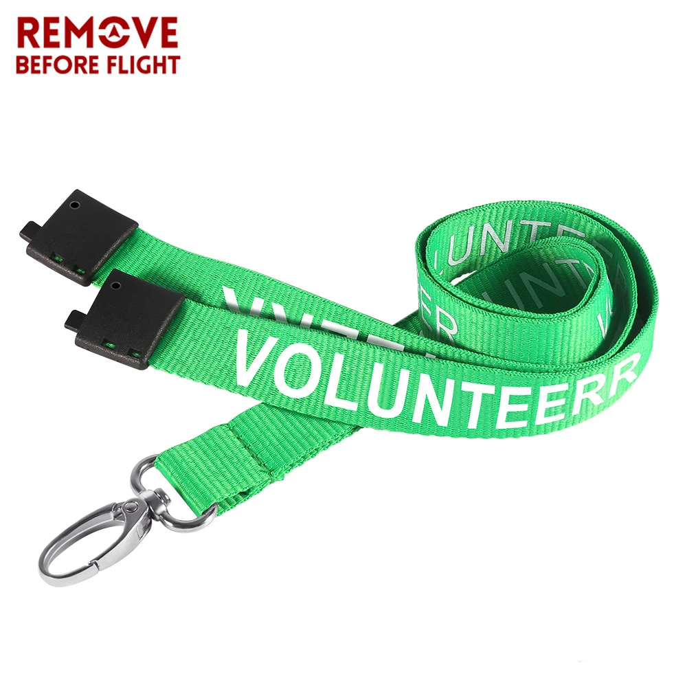 Remove Before Flight Fashion Volunteer Lanyards For Neck