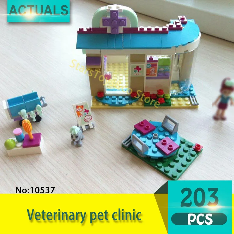 bela 10537 203Pcs Friends series Veterinary pet clinic Model Building