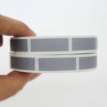 Отрывающиеся Стикеры 10x25 мм скретч с помощью монеты заготовка серебряного цвета кодовое покрытие стикер для паролей наклейка для карты царапин