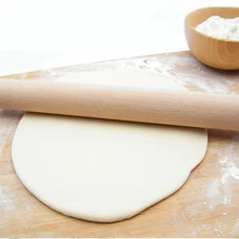 50 шт./лот антипригарным мука палка деревянная Скалка древесины ролик ручка твердой древесины ручки ролика lin3905