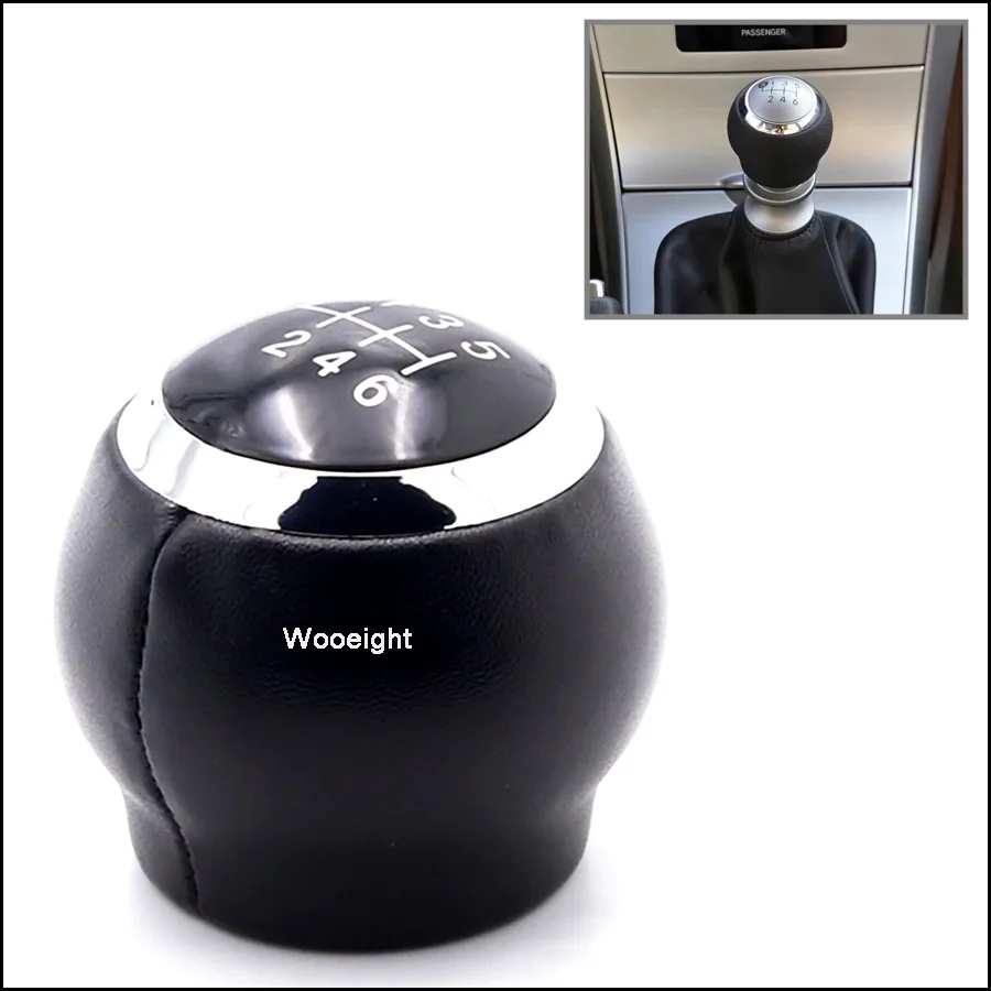 Wooeight 6 Speed Gear Shift Knob Head For Toyota Avensis Yaris Urban RAV4 For Toyota Corolla 1.8T 2007 2008 2009-2013 (1)
