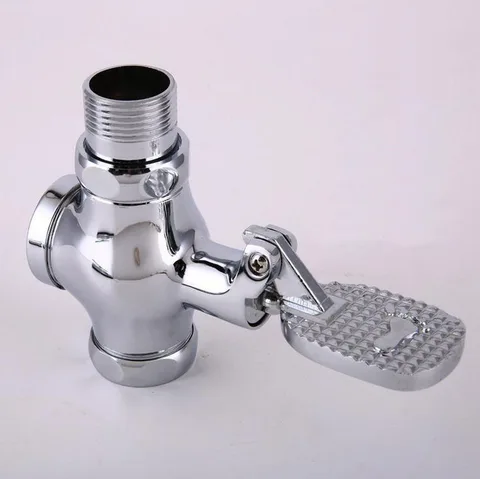 Pressiona o tipo de Válvula de Descarga Válvula de Cobre Válvula de Cromo Pé-que Público Fezes Mictório Chapeado Frete Grátis wc – Mod. 1372460