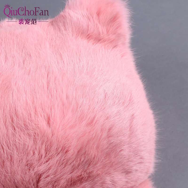 Najtaniej 2019 nowa zima 100% naturalne pełne futro kapelusz z futra króliczego s kobiety ciepłe prawdziwe kapelusz z futra króliczego dziewczyny piękne moda na zewnątrz prawdziwe futro czapki