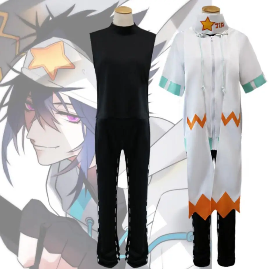 

Anime Aotu World cosplay Ray cos Halloween party Uninsex cosplay costume coat+shirt+pants+scarf+headdress+gloves