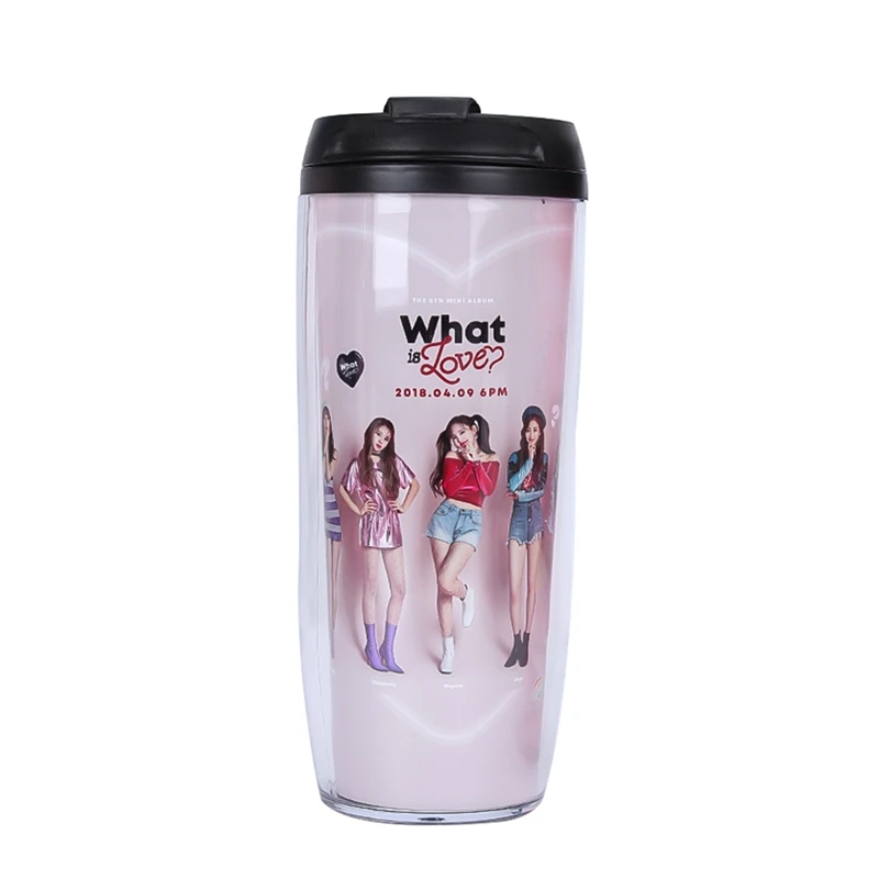 Kpop альбом What is Love изогнутая 2 слойная Бутылка Для Воды Путешествий Походов