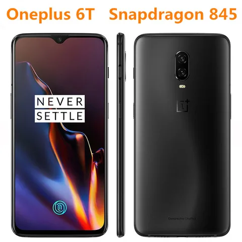 Original Oneplus 128GB Display Fingerprint Snapdragon 845 6 41  Full Screen 19 5 9 20MP Dual Camera Mobile Phone