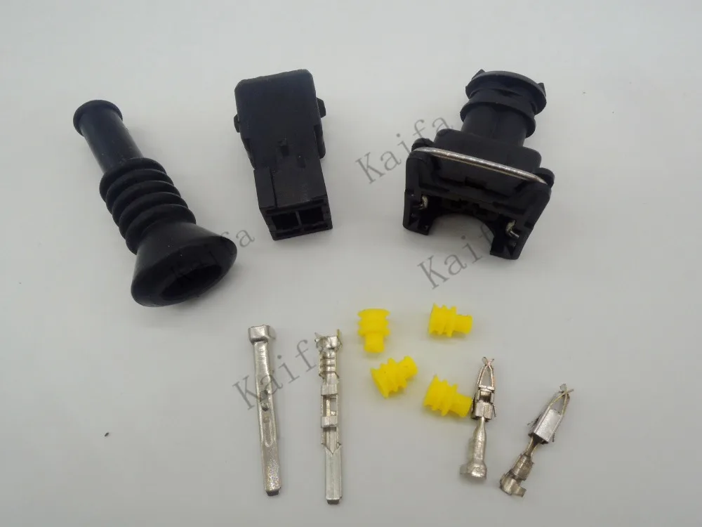 5 set EV1 Fuel Injector Plug nozzle Cars Waterproof 2 Pin way