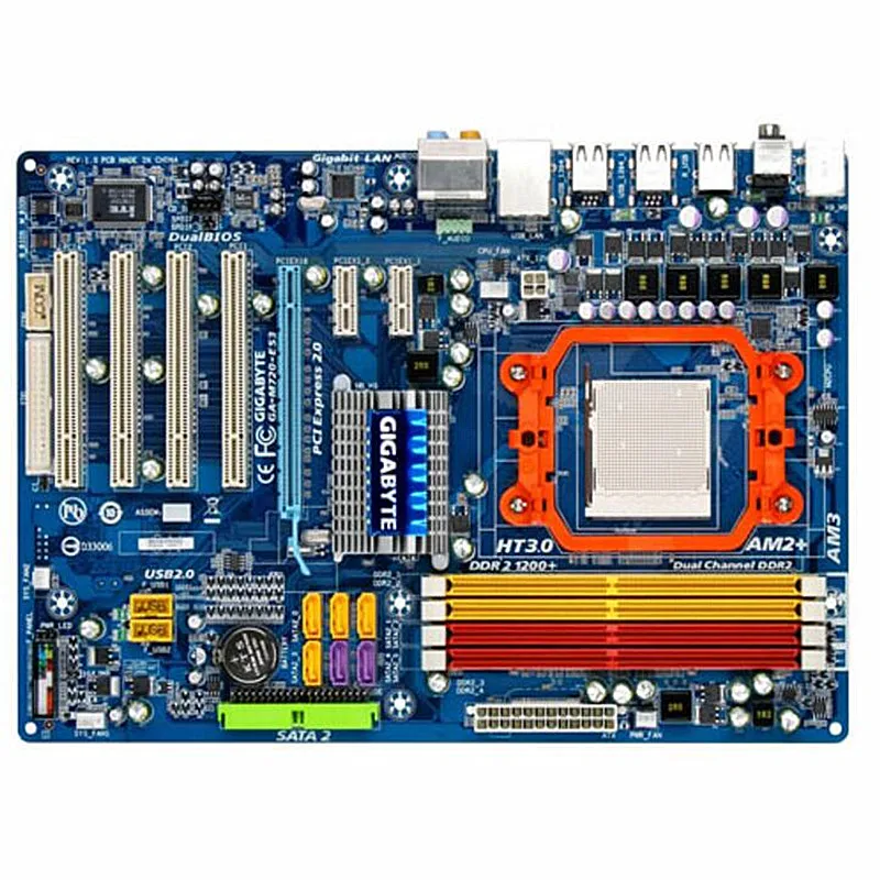 

Free shipping original motherboard for gigabyte GA-M720-ES3 M720-ES3 Socket AM2 AM3 DDR2 720 16GB desktop motherboard