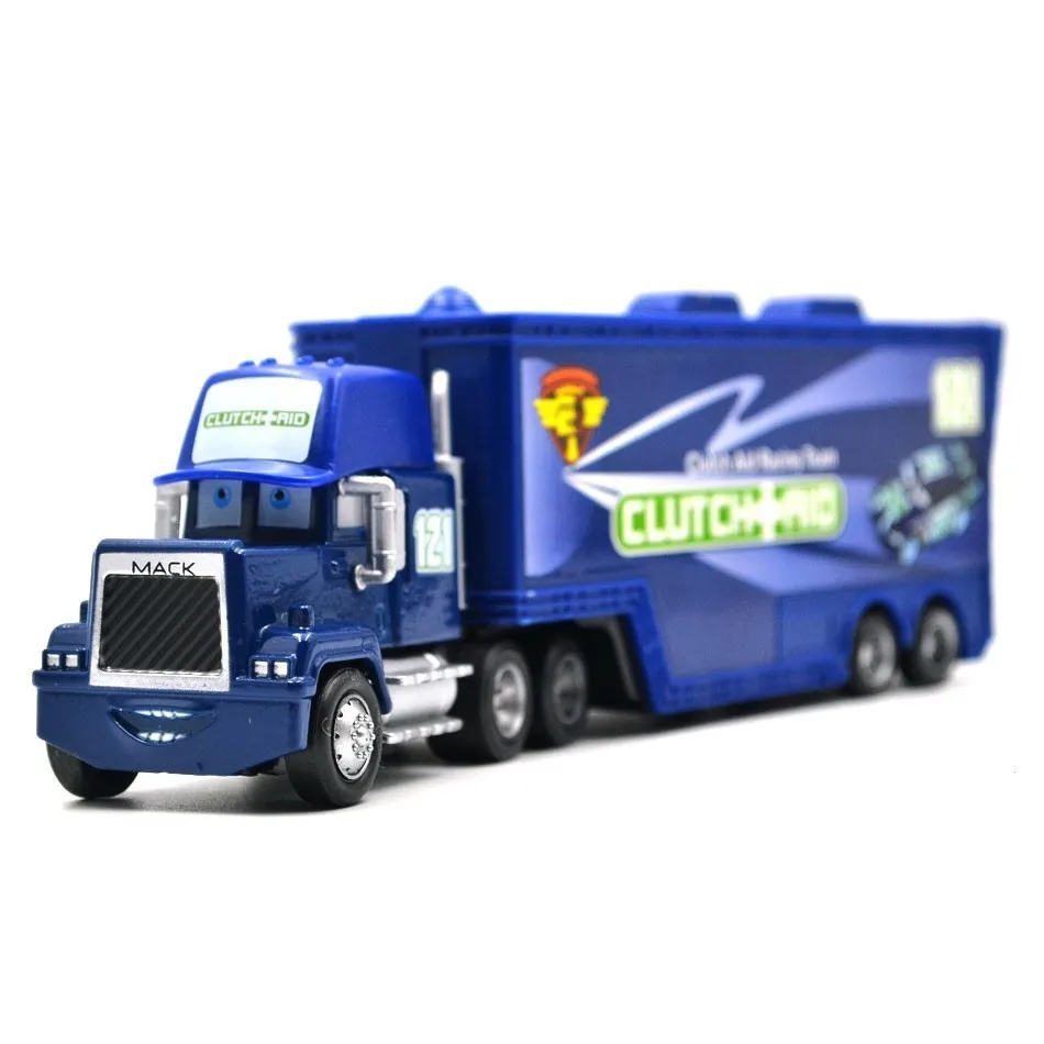 Disney Pixar Cars 2 3 игрушка Молния Маккуин Джексон шторм Мак Uncletruck King 1:55 литой металлический игрушечный автомобиль Детский подарок на день рождения - Цвет: No121 Uncle