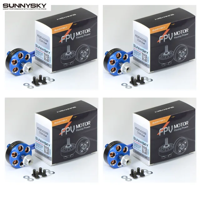 

4set/lot Sunnysky R2205 2205 2300KV 2500KV Brushless Motor 2CW 2CCW For RC Models Multicopter Frame Propeller Spare Part