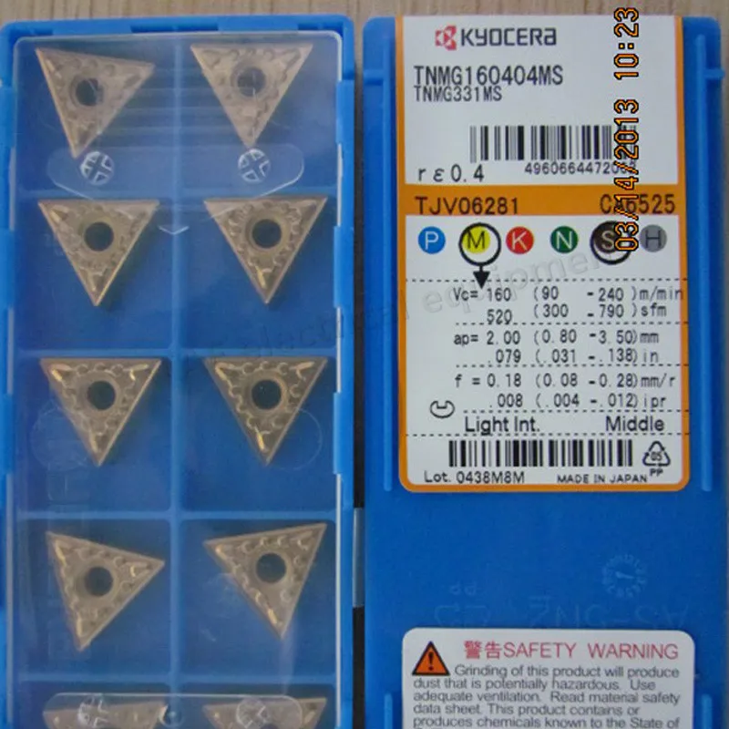 New Original 10pcs/lot TNMG160404 MS CA6525 Lathe Cutter Lathe Tool