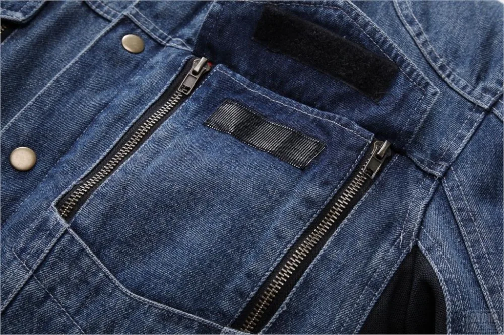 Denim Riding Protector Winter Jacket duhan a6