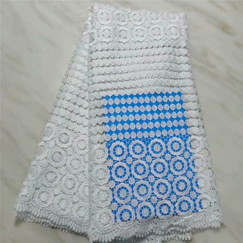 

PL!New African Lace Fabric Embroidered Nigerian Guipure for Wedding High Quality 2019 French Tulle Lace Fabric ! P60509