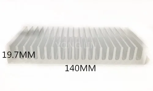 2 шт. светодиодный радиатор 140*19,7-140 мм/теплоотвод/алюминий/корпус компьютера радиатор/